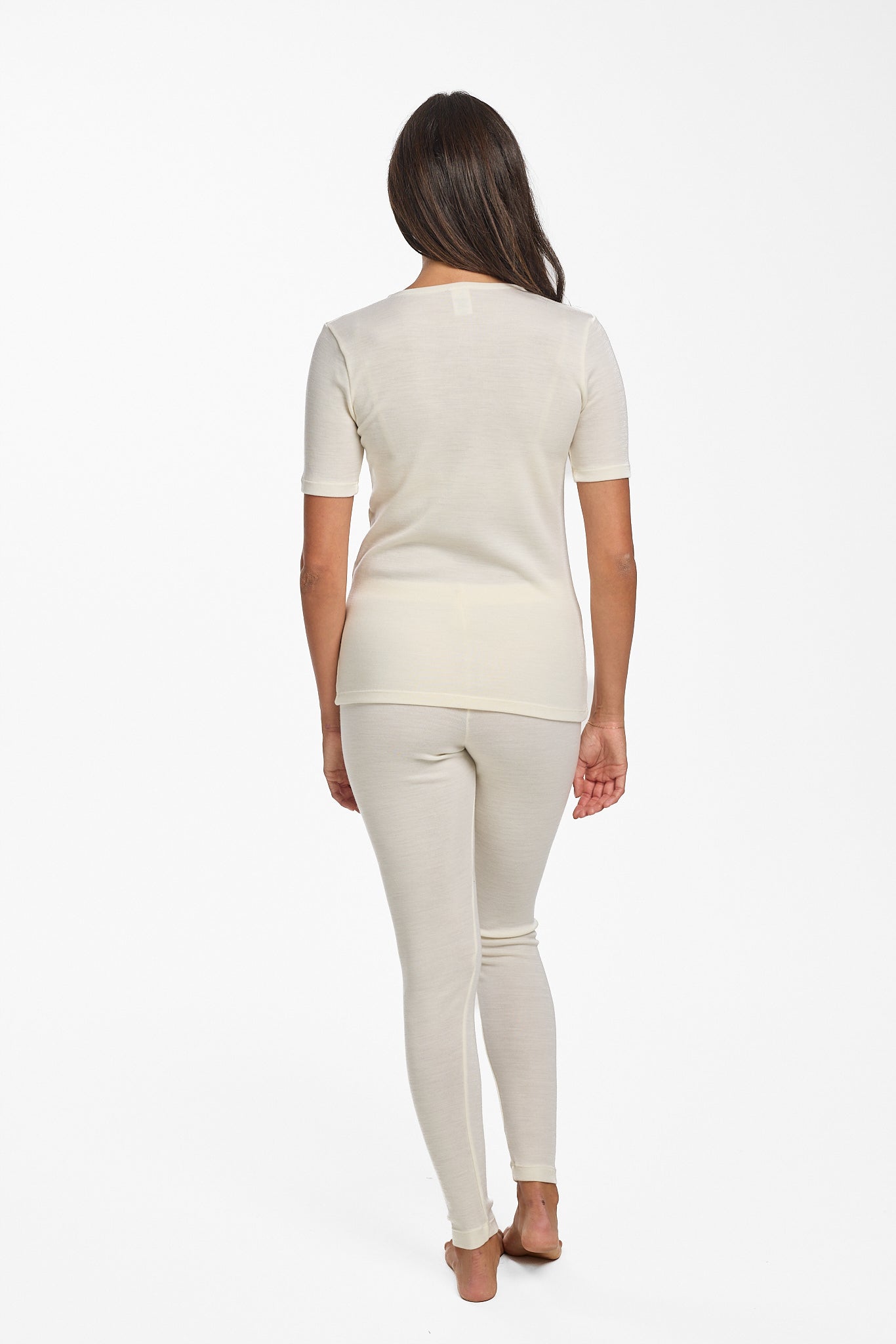 Pure Merino Wool 240gsm Short Sleeve Ivory
