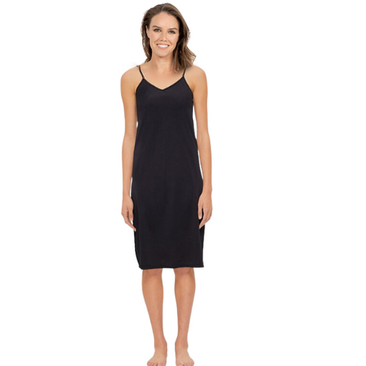 Smooth Longer Line Reversible Slip - Black