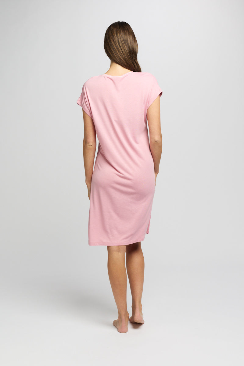 Morning Honey T-Shirt Nightie - Musk
