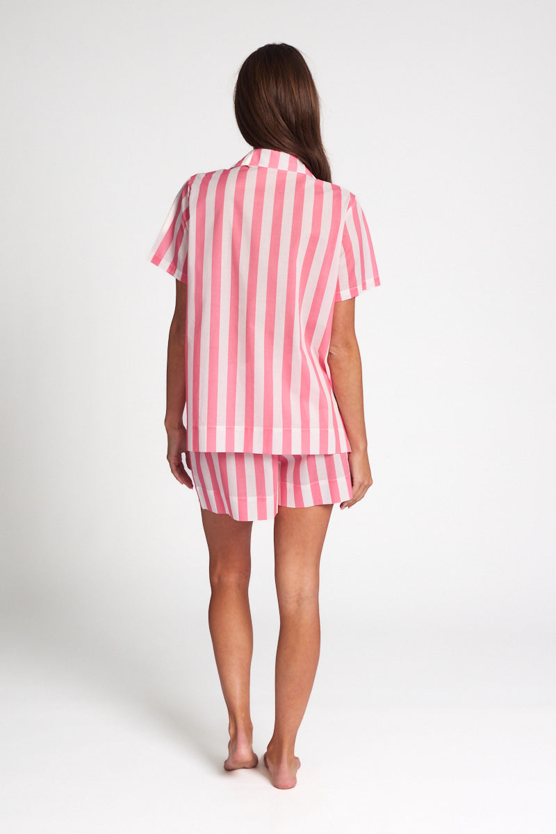 NEW Morning Honey Voile Boxer Short - Ginger Stripe
