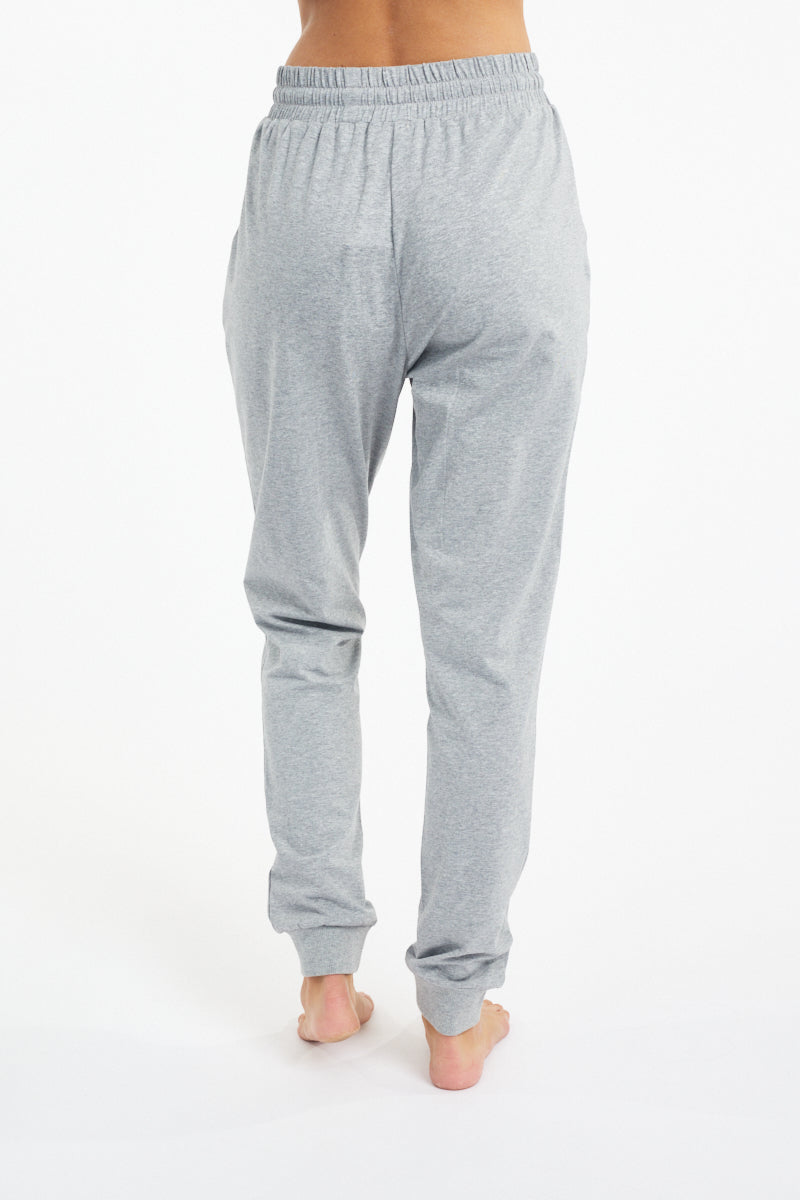 Morning Honey Cotton Sleep Pant - Grey Marle