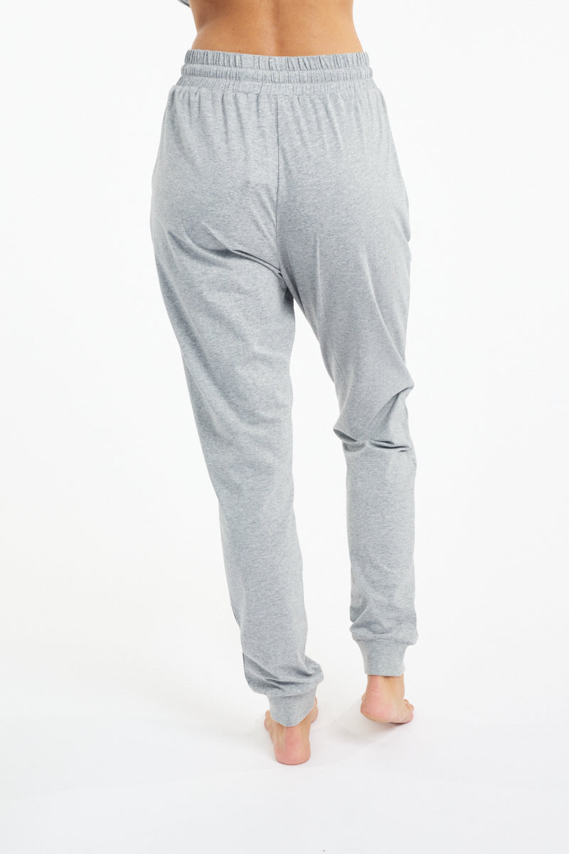 Morning Honey Cotton Sleep Pant - Grey Marle