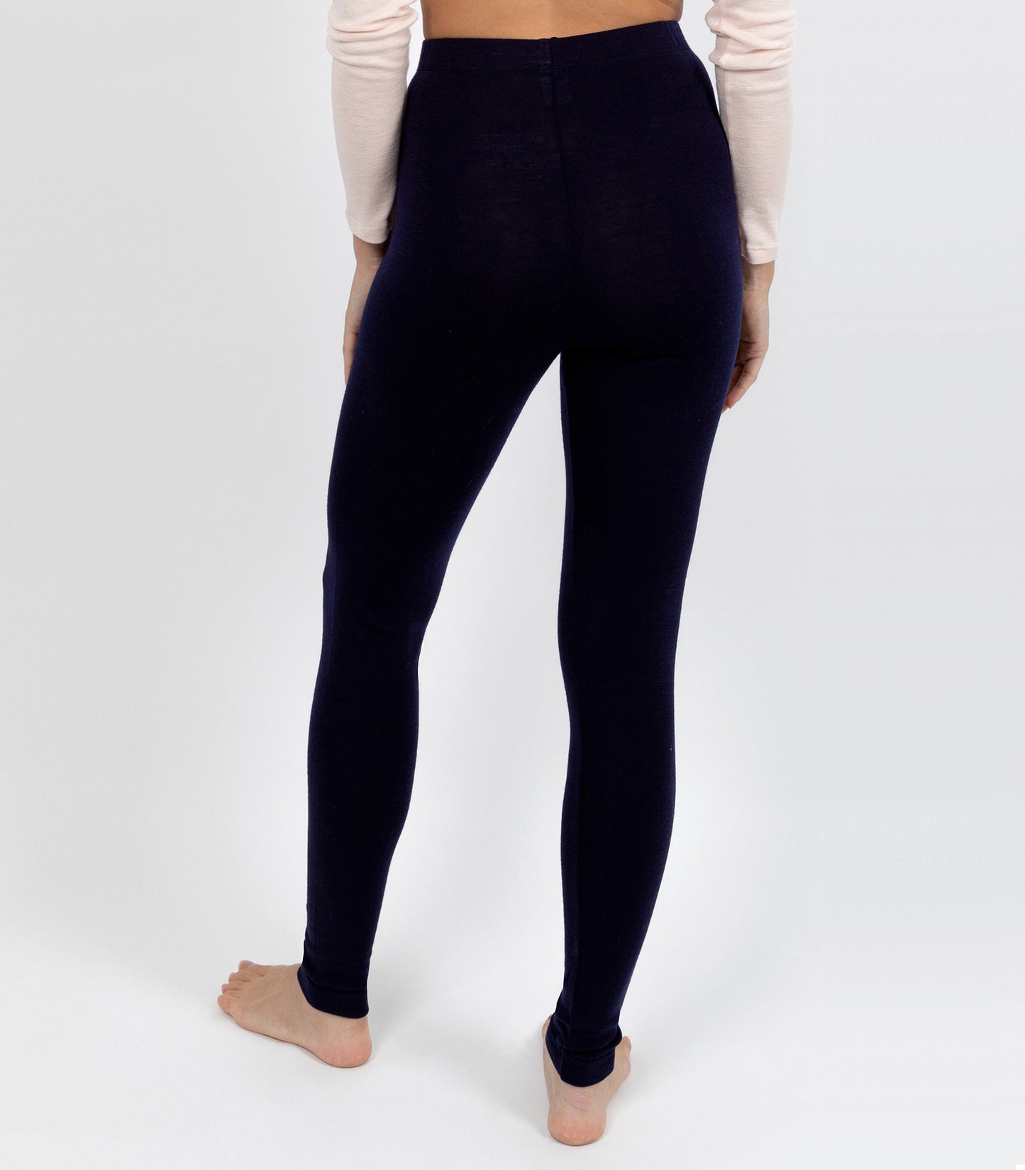 Pure Merino Wool 200gsm Legging - Black