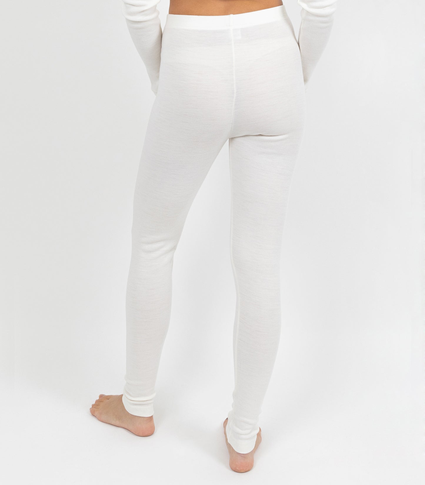 Merino Wool 240gsm Legging - Ivory