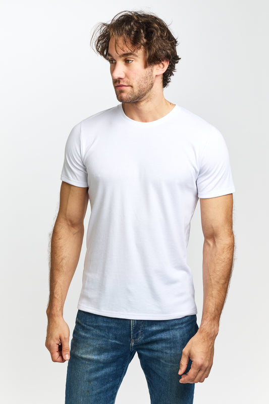 Mens Interlock Thermal Short Sleeve - Ivory