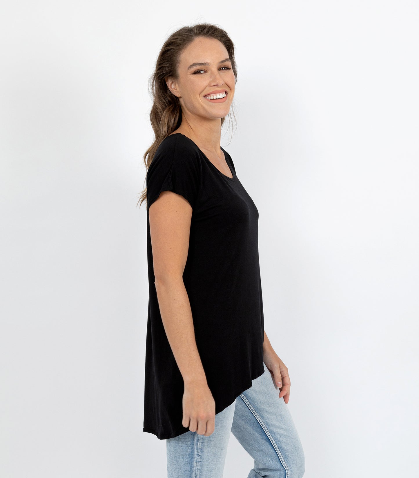 Bamboo Elastane Oversized T-Shirt