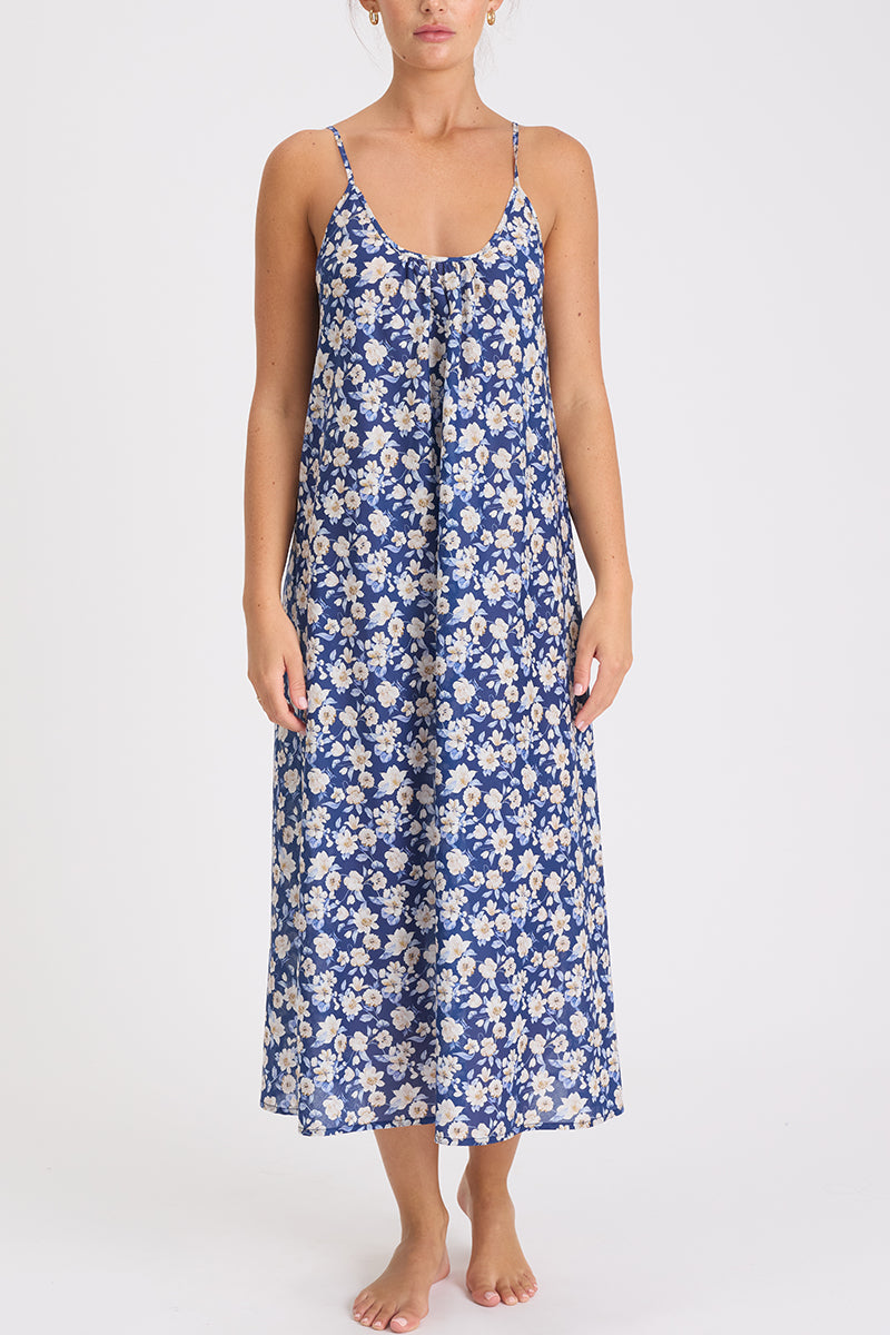 Morning Honey Cotton Voile Nightdress Long - Paper Daisy