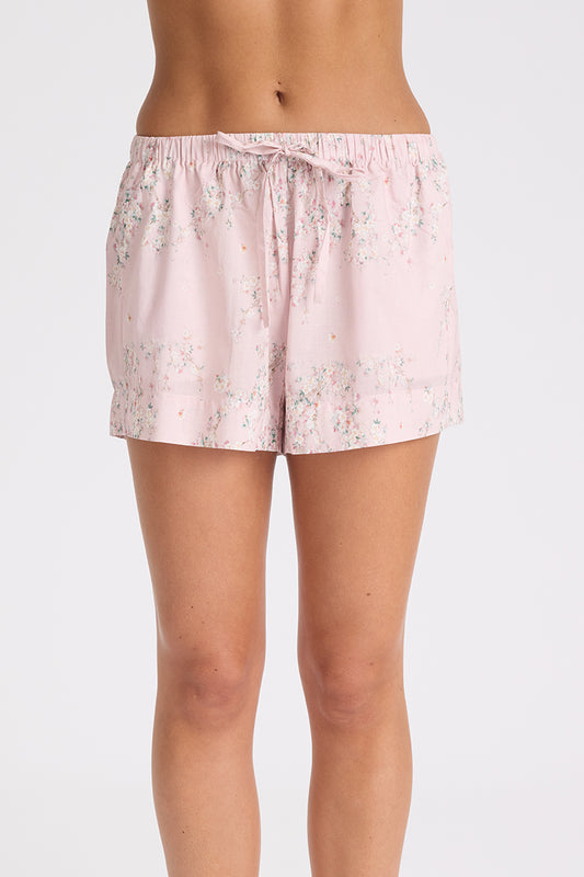 Morning Honey Voile Boxer Short - Tiny Blossom