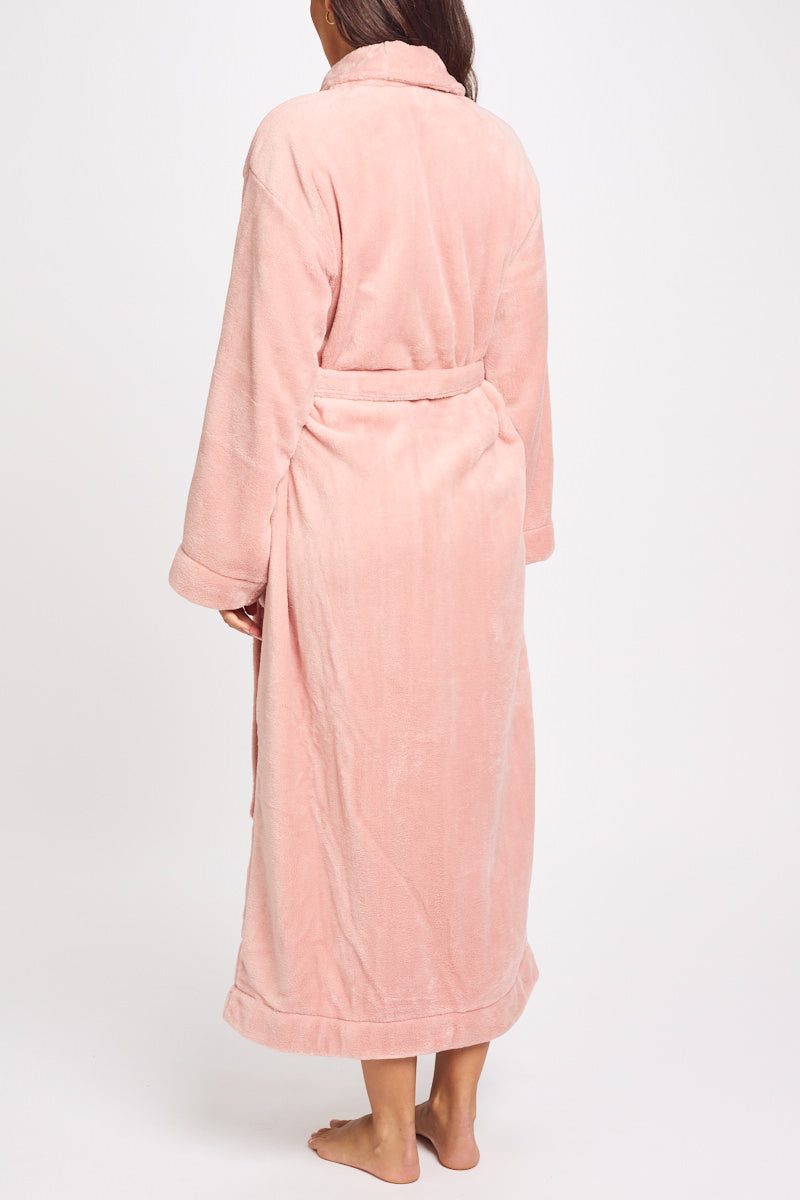 Morning Honey Fluffy Robe Pink