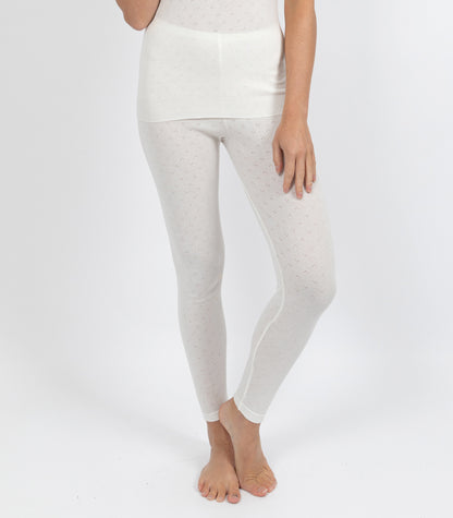 BundleBuy-Thermal Pointelle Seam Free Cami + Leggings Ivory