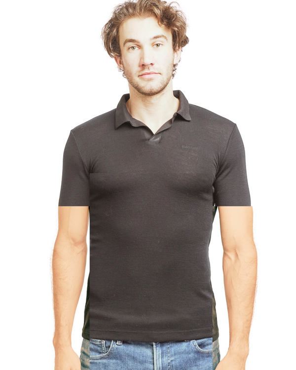 Merino wool short sleeve 2025 polo shirt