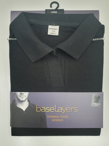 BundleBuy Men's Pure Merino Wool POLO Short Sleeve + Pure Merino Crew Neck