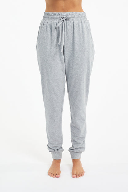 Morning Honey Cotton Sleep Pant - Grey Marle