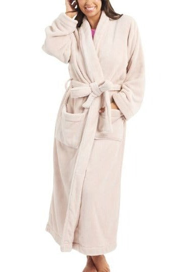 Morning Honey Fluffy Robe Stone