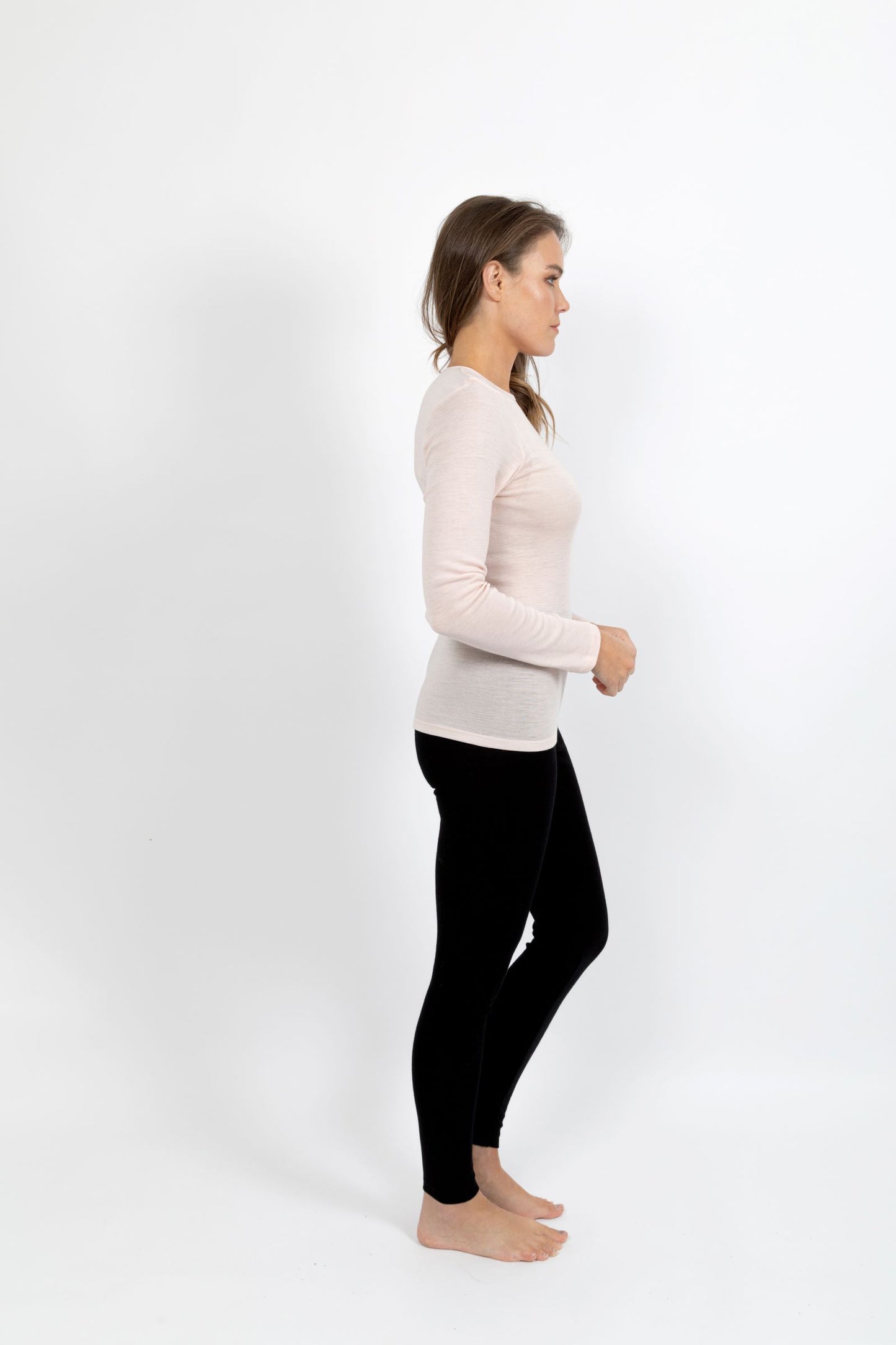 Pure Merino Wool 200gsm Long Sleeve  - Ivory