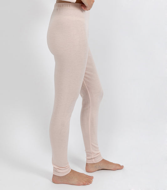 Pure Merino Wool 200gsm Legging - Pink