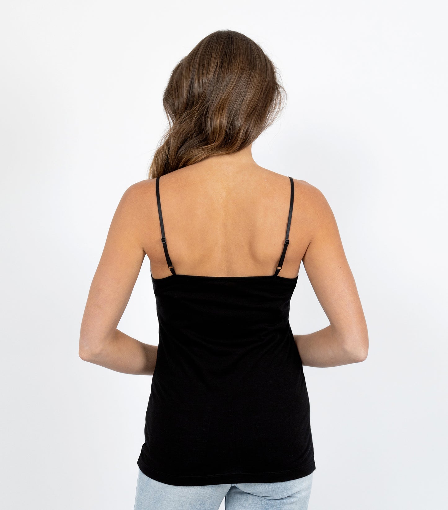 E Wool Camisole - Black