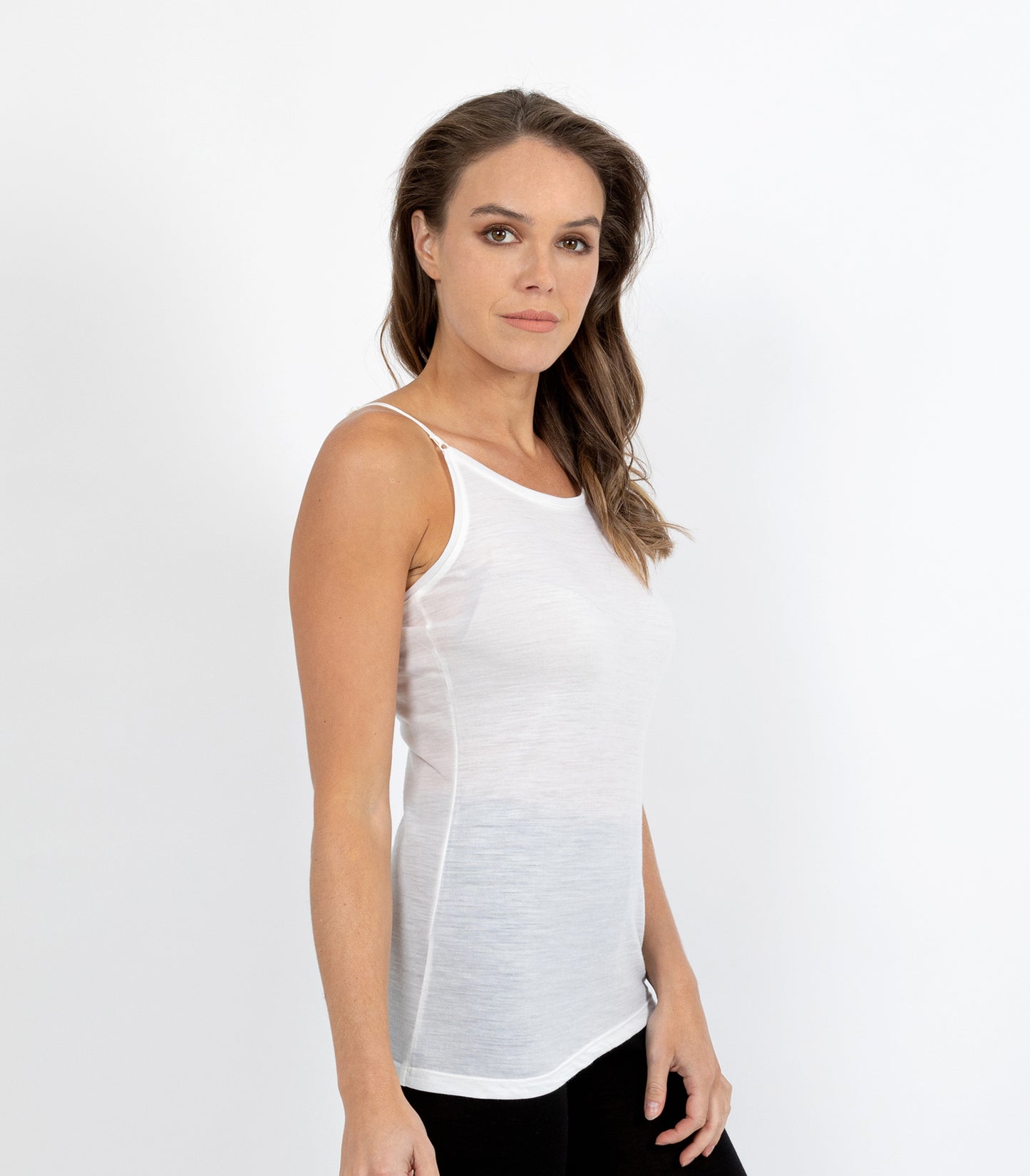 E Wool Camisole - Ivory