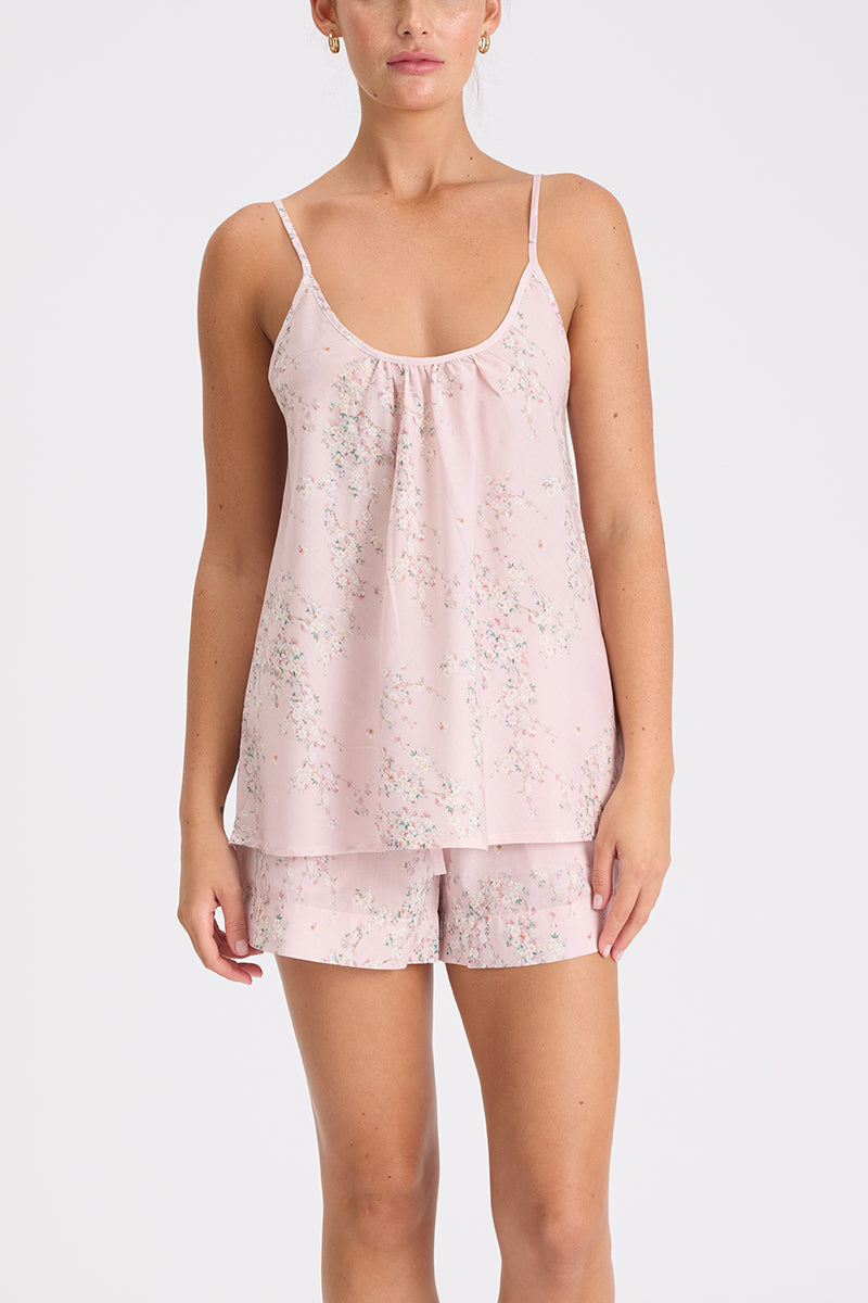 Morning Honey Voile Boxer Short - Tiny Blossom