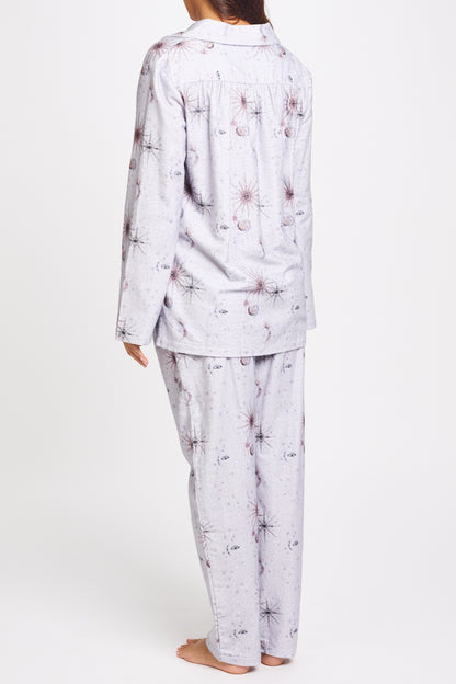 Morning Honey Brushed Cotton PJ Set - Celestial