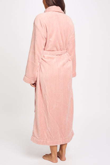 Morning Honey Fluffy Robe Pink